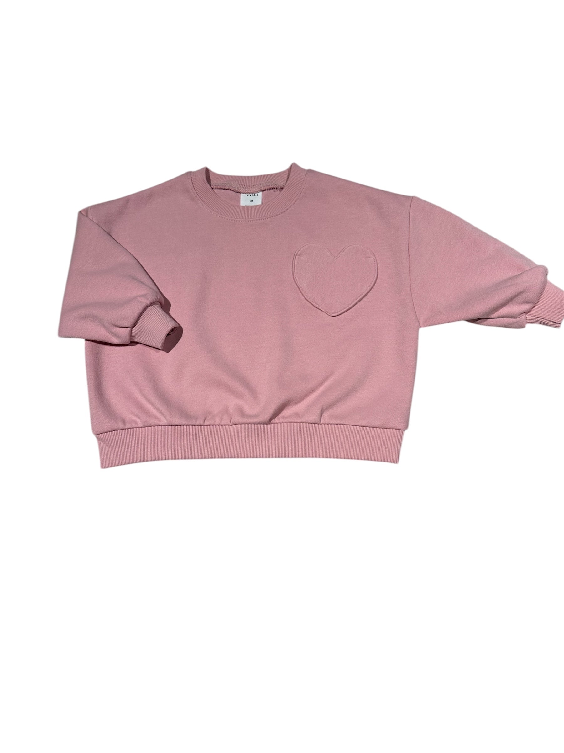 POCKET HEART SWEATER