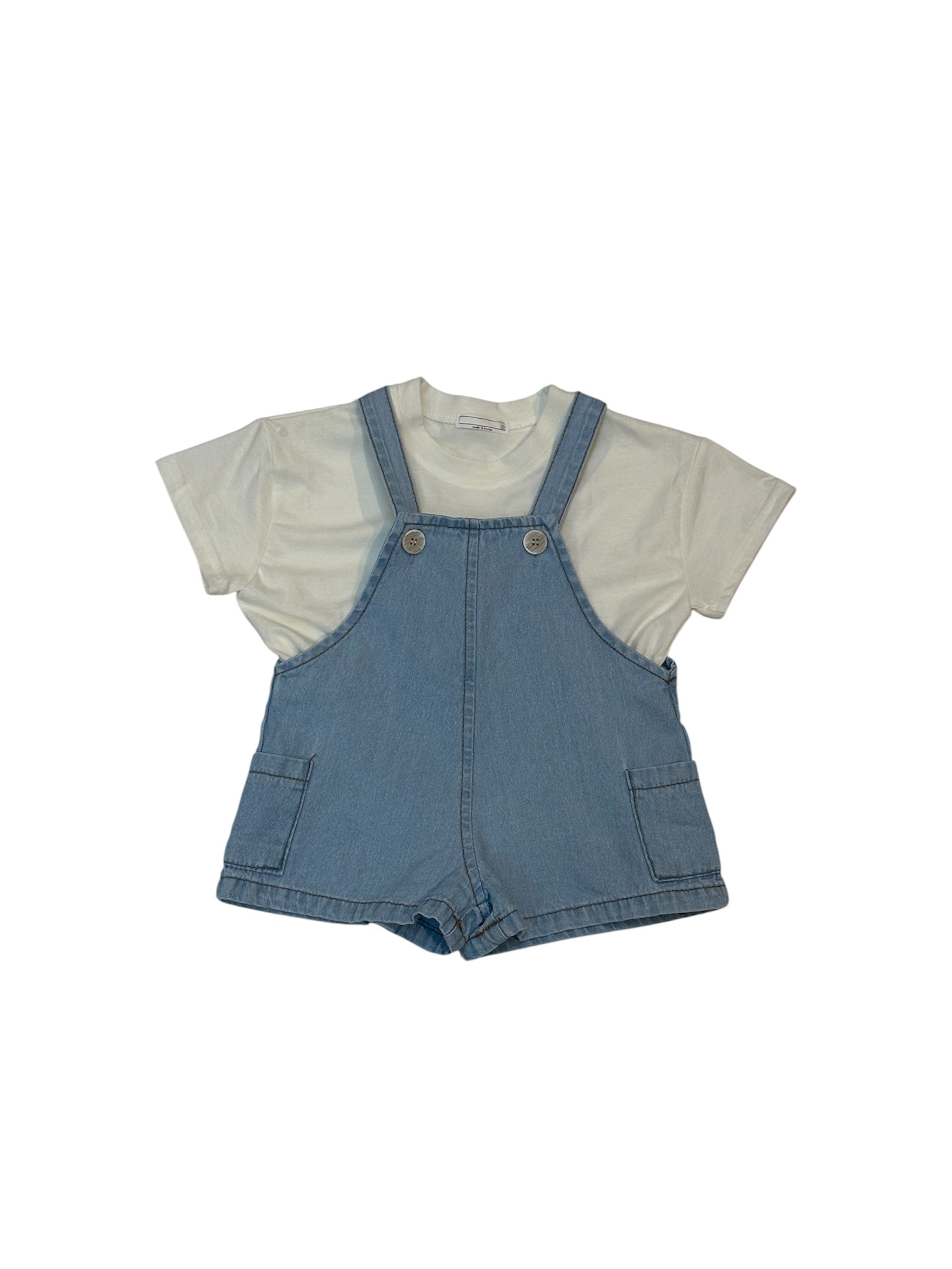 BEBE POCKET DENIM SET WITH THEE