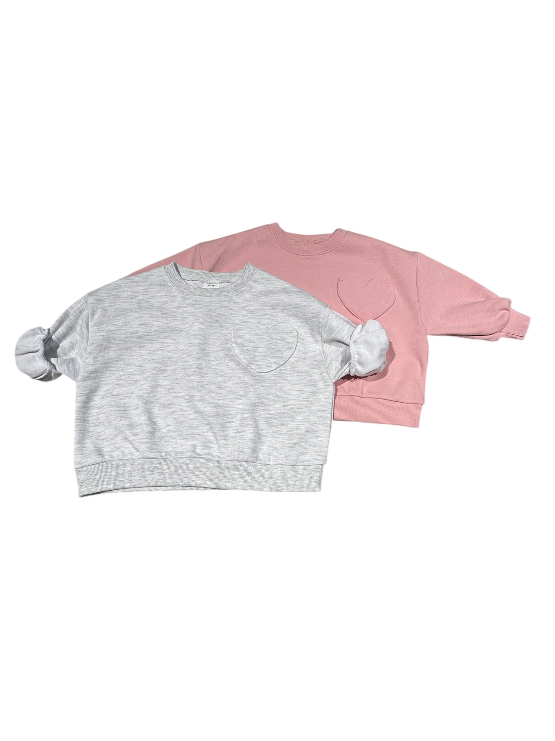 POCKET HEART SWEATER