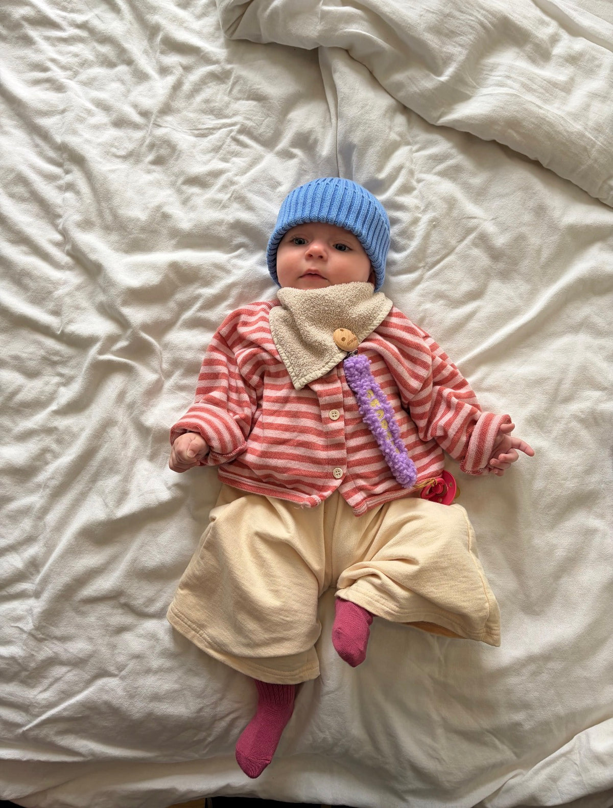 COSY STRIPE CARDIGAN