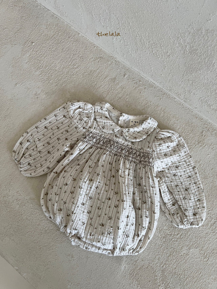 EL SMOCKED BODYSUIT