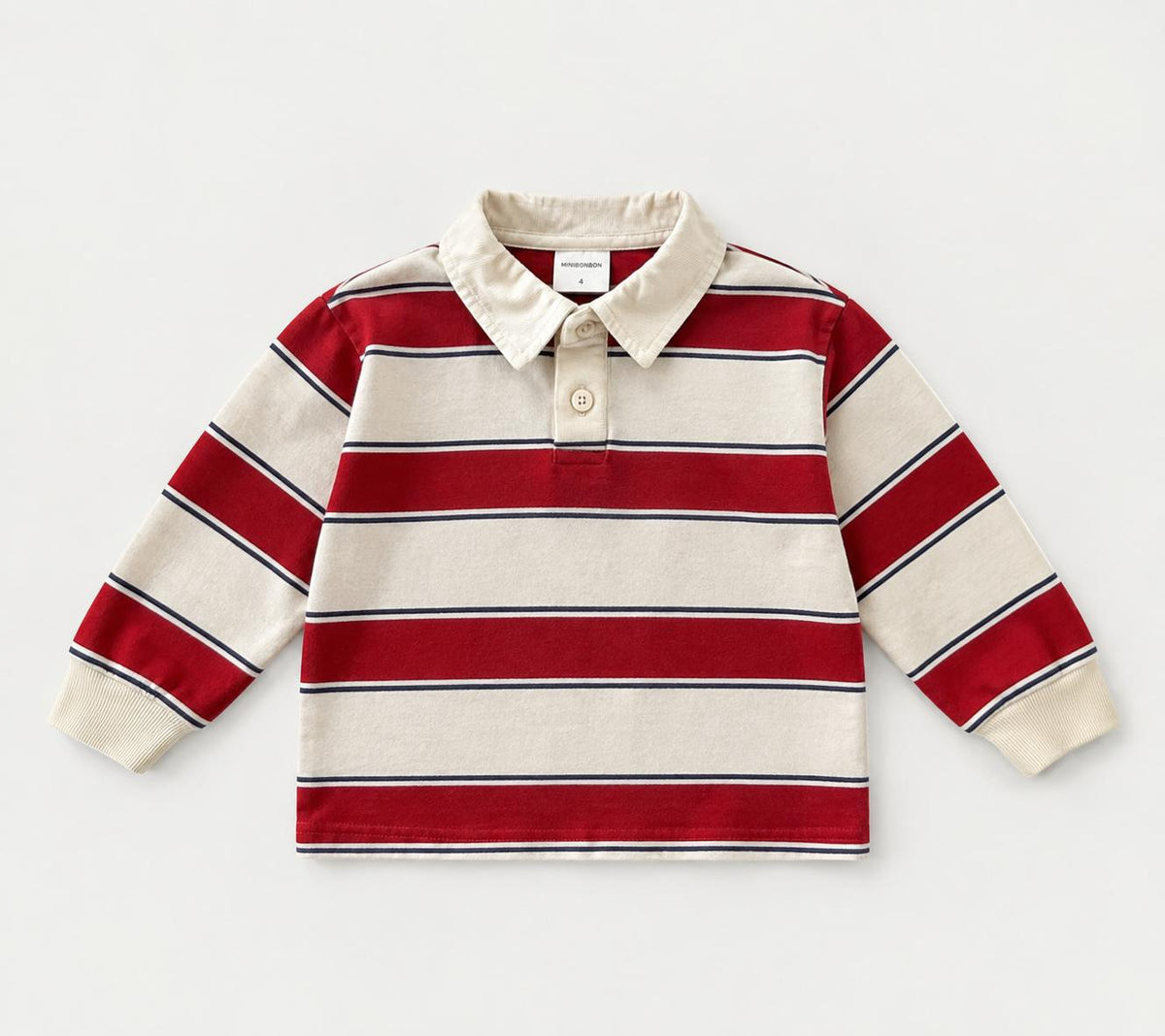 STRIPE COLLAR SWEATER